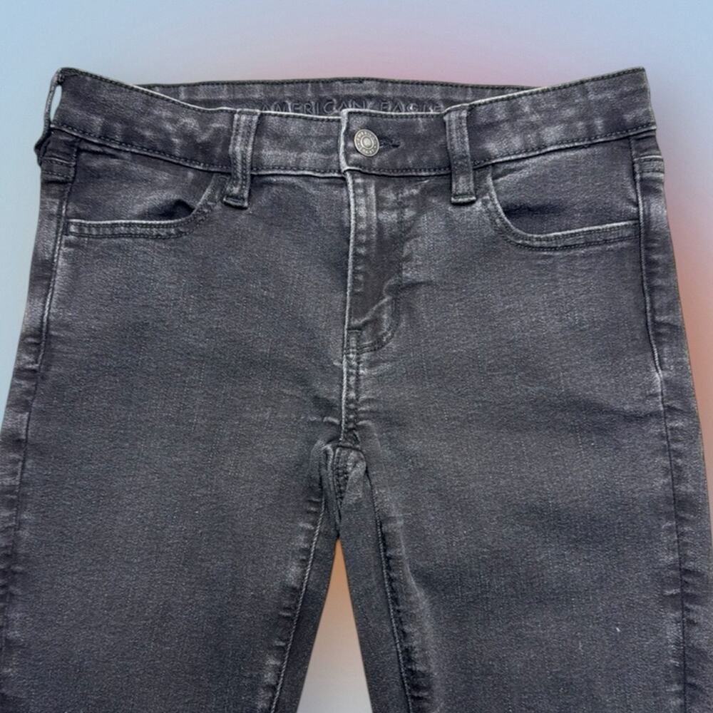 AMERICAN EAGLE Women’s 4 Short Black JEGGING Jeans